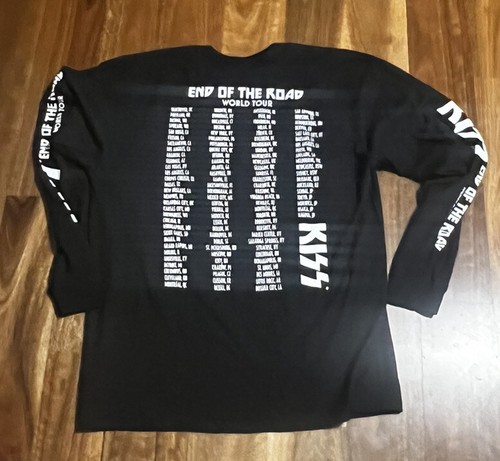 KISS Long Sleeve T-Shirt Australia End Of The Road Tour 2022 Licensed NEW XXL - Picture 7 of 12