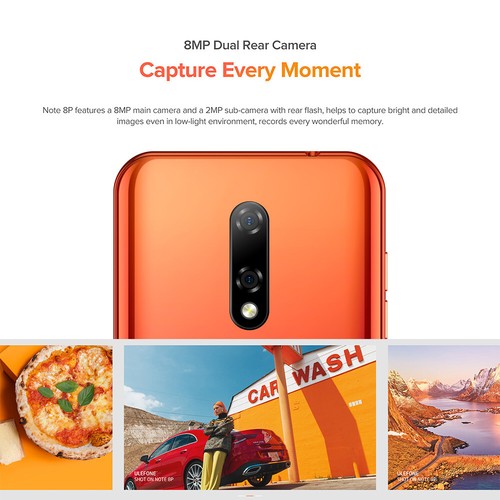 Ulefone Note 8P 4G Mobile Phone And-roid 10 5.5in 2GB+16GB MT6737 Quad Core New - Picture 10 of 12