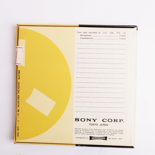 Sony SLH-180 1/4" Reel to Reel Band versiegelt - Bild 7 von 7