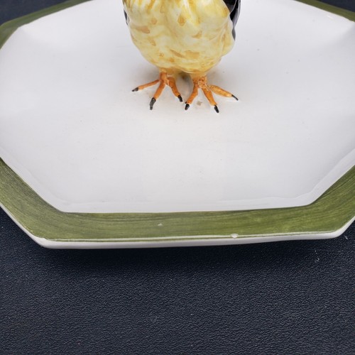 Mottahedeh Baby Owl Plate Serving Plate 7.5 inches Italian Tiny Chips - Picture 3 of 14