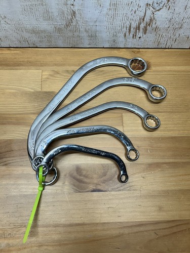 MAC Tools Half Moon Curved Obstruction Double Box End Wrench Set 12-PT SAE