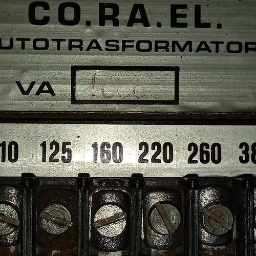 CO.RA.EL. Trasformatore I 1000 VA I 220V 110V 125V 160V 260V 380V | - Foto 4 di 4