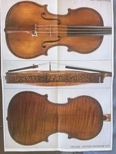 THE STRAD POSTER "HELLIER" ANTONIO STRADIVARI 1679