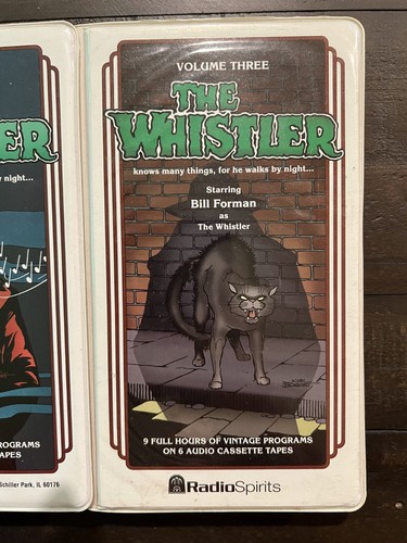 Radio Spirits The Whistler Volume 1, 2, 3 18 Cassette Tape Box Set - Picture 4 of 23