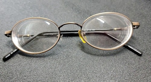 Baron Eyewear Brillengestell Metall 48 18-140 ABZ Oval Bronze A7035 CE - Bild 1 von 8