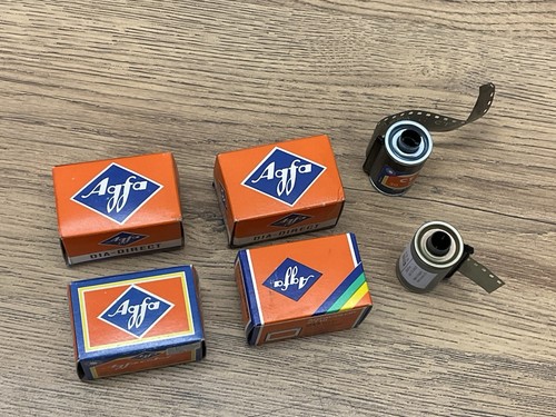 6 x Vintage Agfa & Ilford CT18 Farbdiafilm 135 ~ abgelaufen 70er Jahre ~ UNBENUTZT - Bild 8 von 8