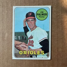 1969 TOPPS #573 JIM PALMER ORIOLES