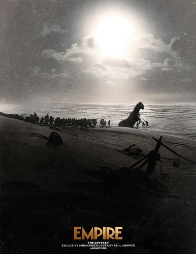 Empire Magazine The Odyssey Christopher Nolan 2025 Rare Subscriber Artwork NEW! 