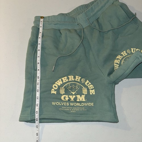 Pantalones Cortos de Sudadera Darc Sport Powerhouse Gimnasio Para Hombre Medianos M 70/500 Verde Claro - Imagen 15 de 15