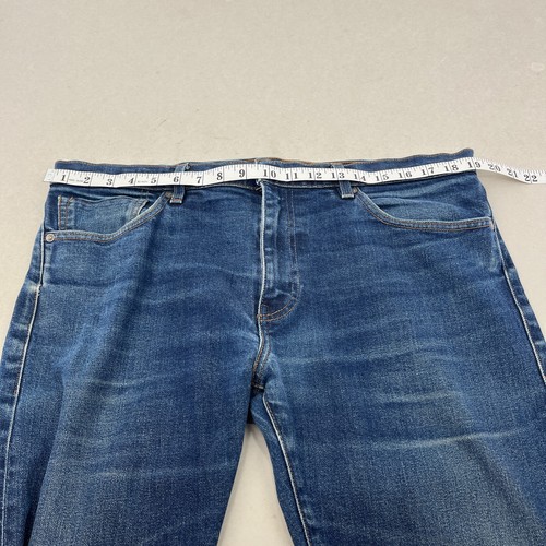 Levis 511 Made & Crafted Japanese Selvedge Denim Jeans Men W38 L34 Blue Slim Fit - Picture 12 of 17