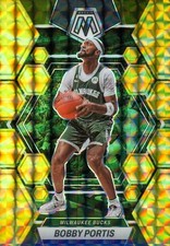 2022-23 Panini Mosaic Bobby Portis-Mosaic Yellow Prizm #94
