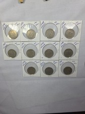 1983-2000 South Korea Lot Of 11 :100 Won Coins ask4bud