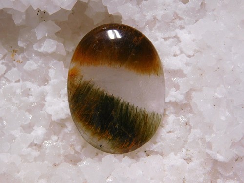 Piedra de cacoxenita natural Super Siete piedra de melodía cabina de cacoxenita 36 quilates ME-13641 - Imagen 3 de 6