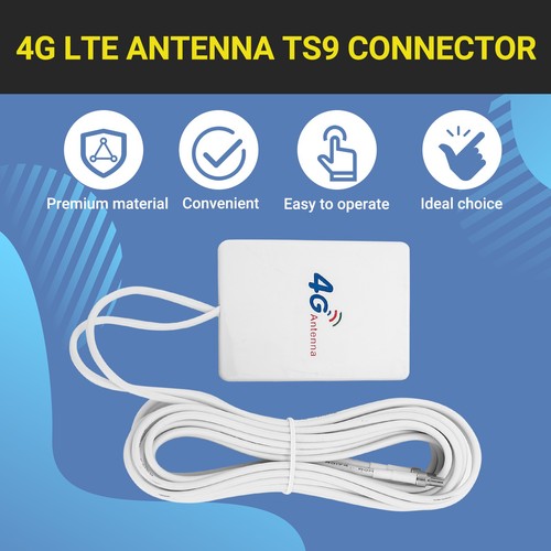 4G LTe Antenne TS9 Connecteur 4G LTe Antenne Externe Booster de D'Antenne 5117 - Photo 4/7