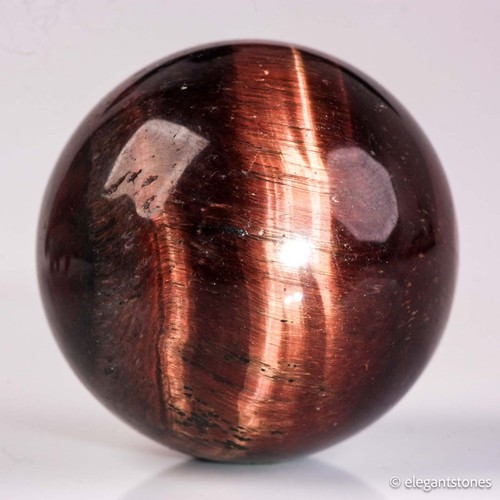 58g34mm Red Tiger Eye Sphere Crystal Ball Natural Quartz Healing Gemstone Chakra - Foto 6 di 10