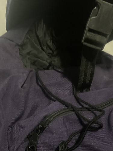 "Mochila Eastpak vintage hecha en EE. UU. púrpura 18""" - Imagen 2 de 4