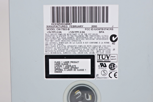 Panasonic Read 8X Write - Modèle CW-7503-B - Photo 9/9