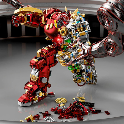 2700+pz Blocchi Eroi di Ferro Action Figure Mark Set Costruzioni Buster Mech Fai da Te. - Foto 20 di 26