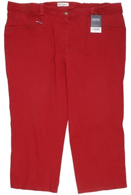 Ulla Popken Jeans Damen Hose Denim Jeanshose Gr. EU 52 Baumwolle Rot #al7l7gm