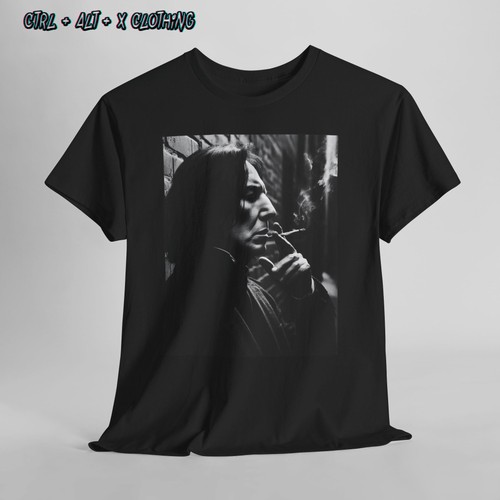 Severus Snape smoking T-Shirt, Harry Potter tee, Hogwarts gift, Wizard shirt, - Picture 12 of 19
