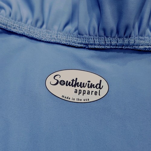 Ropa Southwind mediana? Polo de golf Performance azul sin mangas con cuello - Imagen 4 de 8