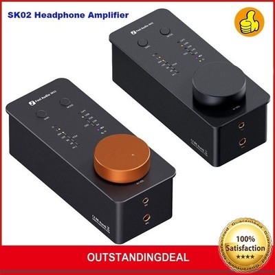 Fosi Audio SK02 Desktop USB DAC Headphone Amplifier Hifi DSD Audio Decoder ot25 