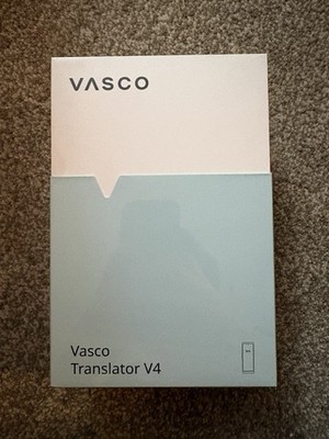 Vasco V4 Voice Translator 108 Languages Black Onyx + Carrying Case New Sealed