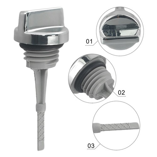 Motorcycle Parts Oil Dipstick Short 1 Pc Oil Level Gauge Short Oil Dipstick - Picture 2 of 12
