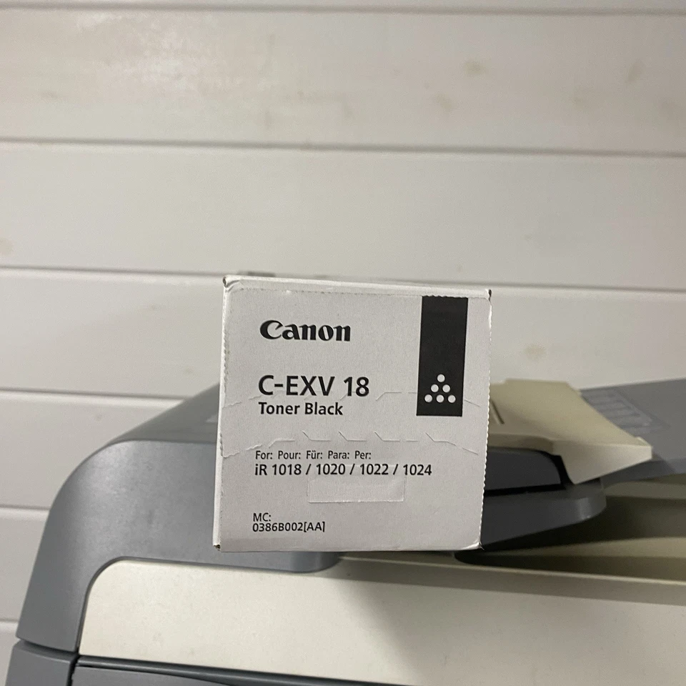 CANON IR1024i DIGITAL MONO A4 PHOTOCOPIER PRINTER, & NEW C-EXV 18 Black Toner  - Image 3 of 4