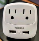 TESSAN New Zealand Australia Power Plug Adapter, Type I Travel Adaptor with 2...