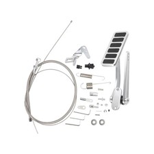 Global Aluminum Restrict Footrest Structure Strengthened Driving Accuracy Fit