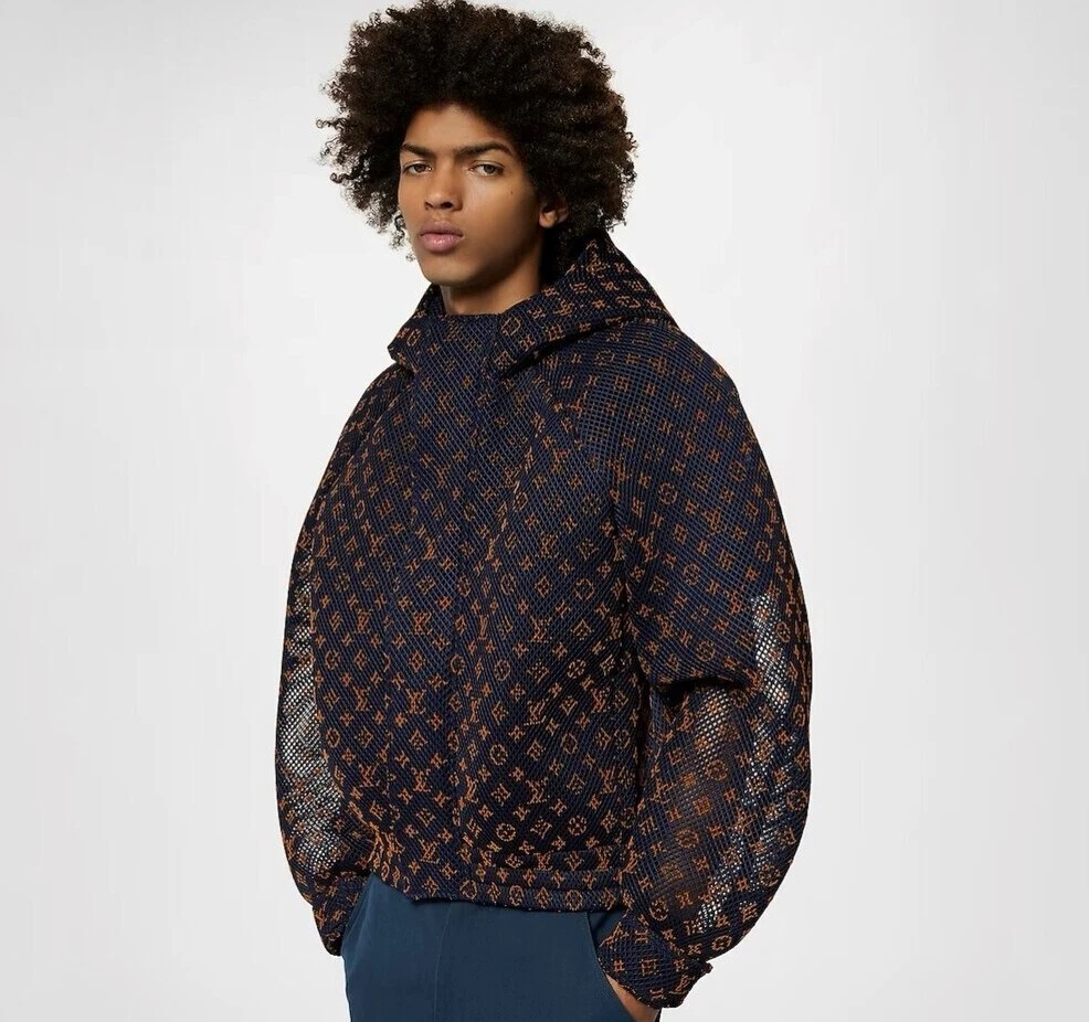 LOUIS VUITTON（LV） Louis Vuitton Giacca Bomber a Rete Monogramma Sfumato 138828215