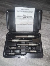 Walton Tools USA SAE 6 Piece Tap Remover Extractor Set with OEM Plastic Case