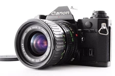 Canon AE-1 Program Black / Lens New FD 35-105mm f/3.5 Exc+++ SLR Y0970