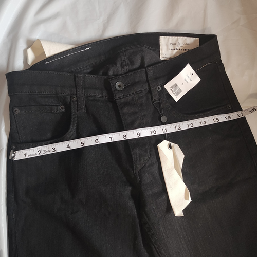 Rag & Bone Jeans Size Men's 33X33 Button Fly Standard Issue Fit 1 Skinny Leg - Picture 13 of 19