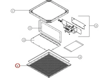 Coleman-Mach 6798-3041 A/C Ceiling Assembly Grille 16-3/8" x 16-3/8" Polar White