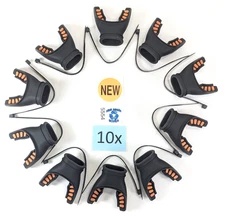 10x Orange Mouthpiece Lot Scuba Diving, Snorkel 2nd Stage Regulator  USA   #5554