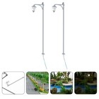 2pcs Miniatur Street Lamps Model Street Light Requisiten Sandtischstreet -Lampen