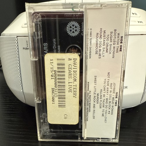 TERRY DAVIDSON Live Recorded At O’Harleys II SEALED Cassette Tape 1993 Rock - Picture 2 of 3