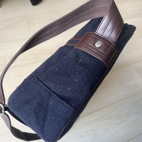 Fred Perry Schultertasche A4 Wolle Leder Logo - Bild 6 von 11