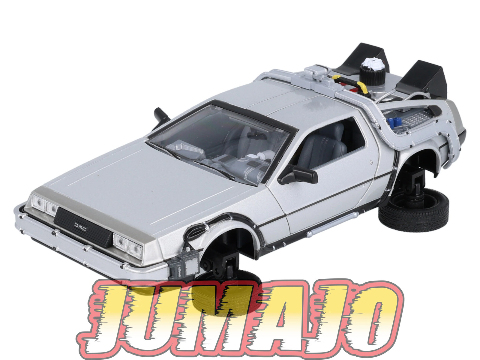 Voiture miniature DeLorean 1/24 Retour vers le futur II finition métal d'exception