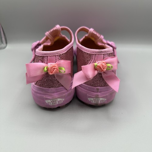 Vans X Susan Alexandra Style 93 DX Mary Jane Women’s Size 7 Pink Glitter - Picture 9 of 14