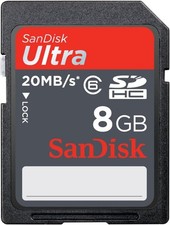 SanDisk 8 GB Ultra SDHC Class 6 Flash Memory Card (SDSDH-008G-A46)