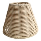  Replacement Farmhouse Lampshade: E27 Spider Harp Rattan Bell Lamp Shade Rustic