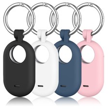 4-Pack Holder Case Compatible with Samsung Galaxy SmartTag 2, Protective Silicon