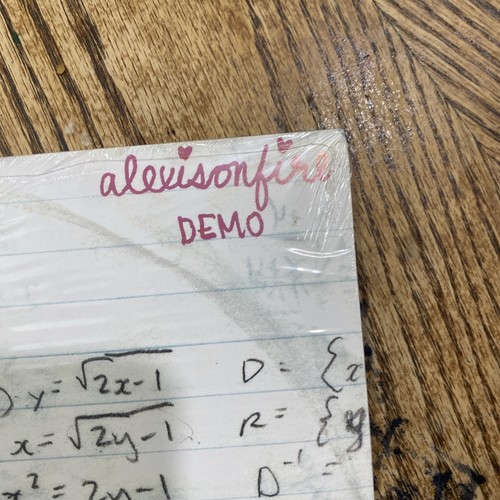 ALEXISONFIRE MATH SHEETS DEMO RSD 10" E.P. 2012 WHITE VINYL /1000 Sealed! - Picture 3 of 8