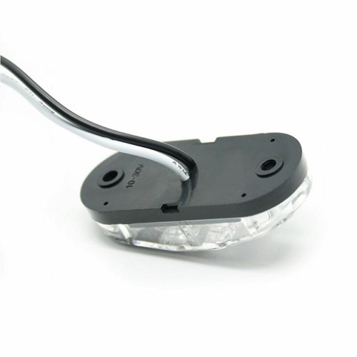 4pcs LED Side Marker Light White Lamp 12V-24V DC Car Truck Van Trailer Boat Side - Picture 6 of 42