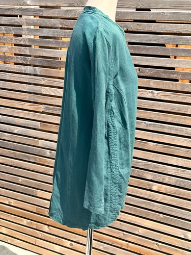Leinenjacke Ellamoda türkisgrün mit Etikett XS - S - Bild 4 von 8