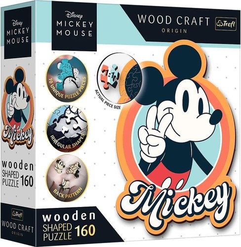 NUEVO Rompecabezas de Madera Trefl 160 Piezas 9+ Edades Retro Mickey Mouse - Imagen 1 de 2