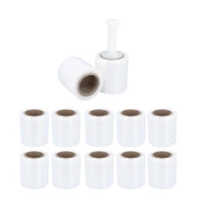5" x 1000 FT Pallet Wrap Stretch Film Shrink Hand Wrap Clear with Free Handle